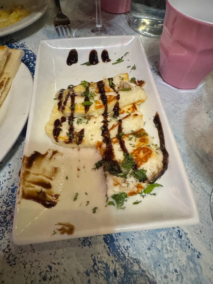 Grilled Halloumi, Mediterranean Magic Greek Restaurant Bar