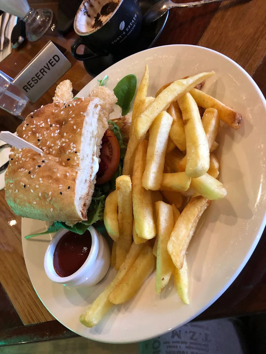 Fish Burger, Elevation Cafe