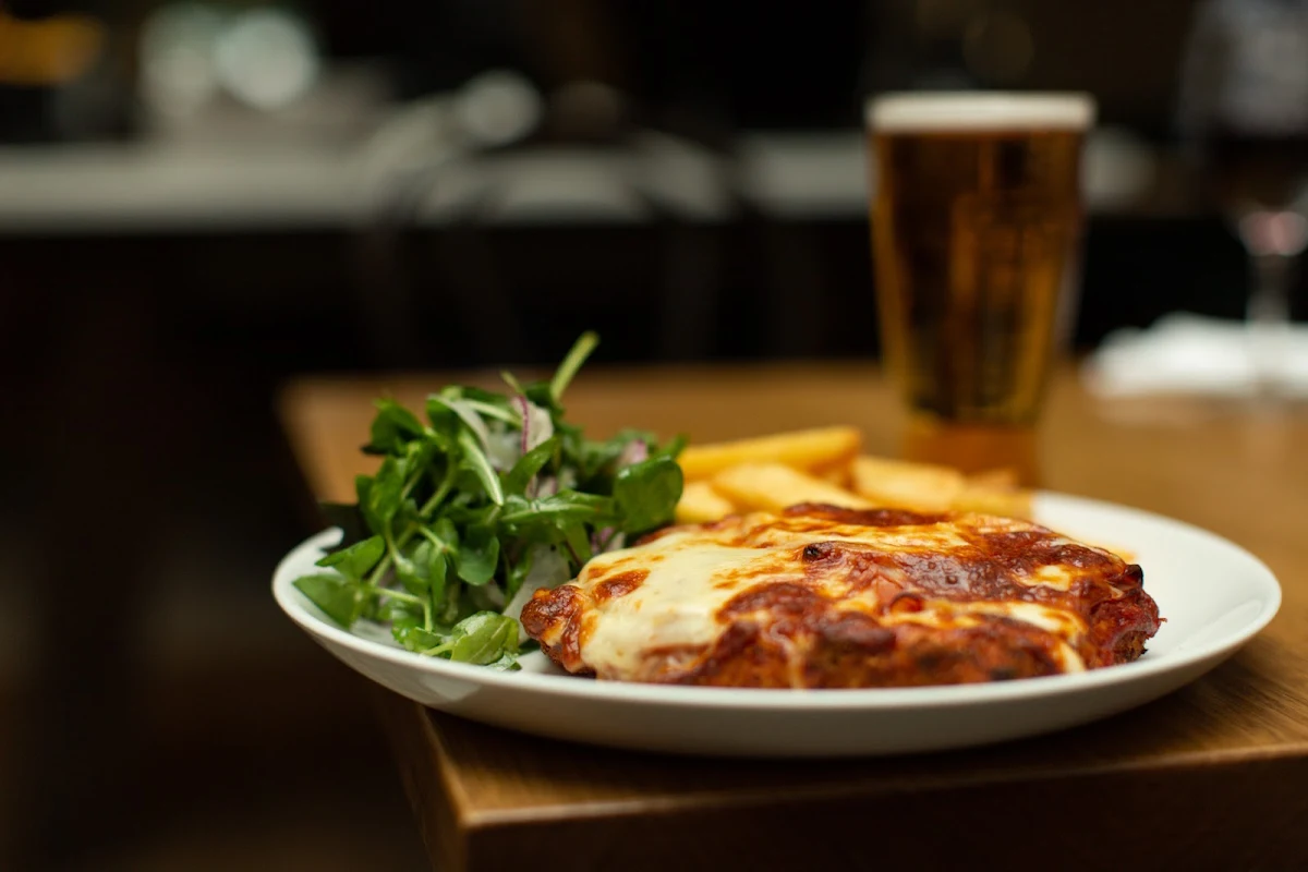 Half Chicken Parma