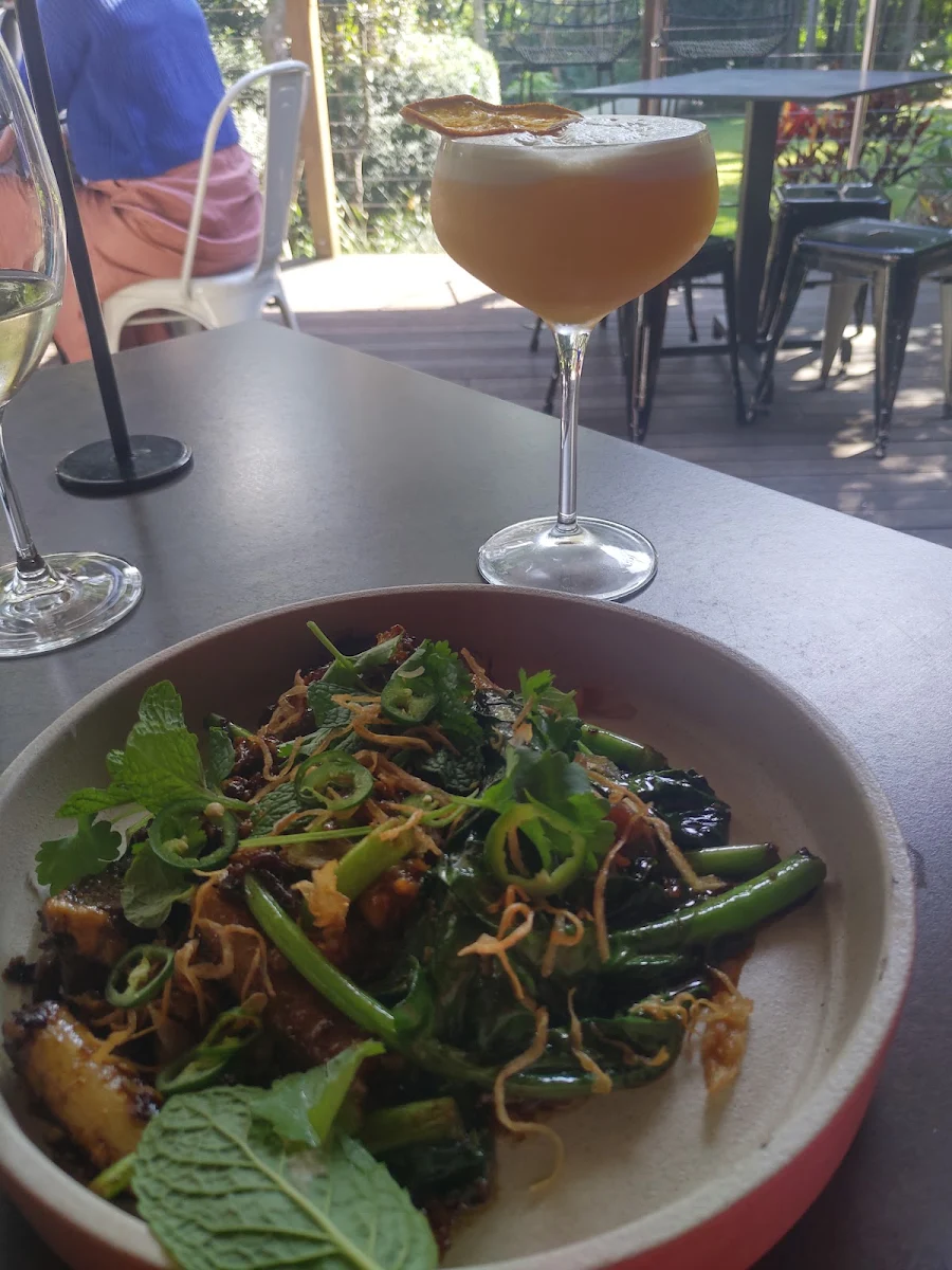 Pad See EW and Mandarin Cocktail