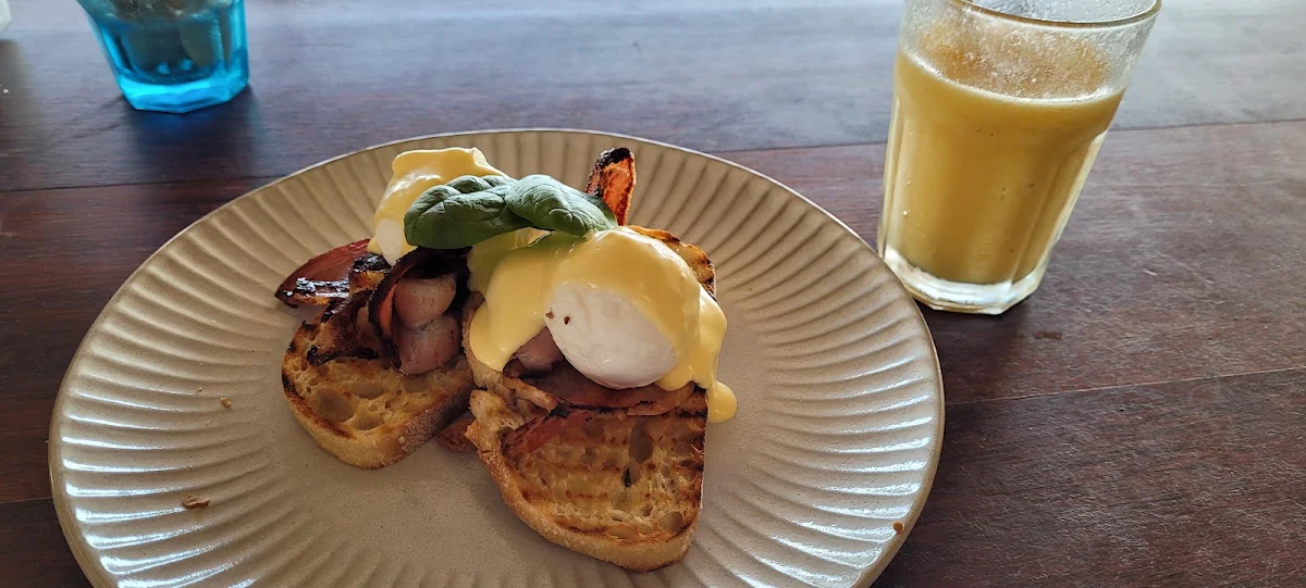 Eggs Benedict on Sourdough Toast