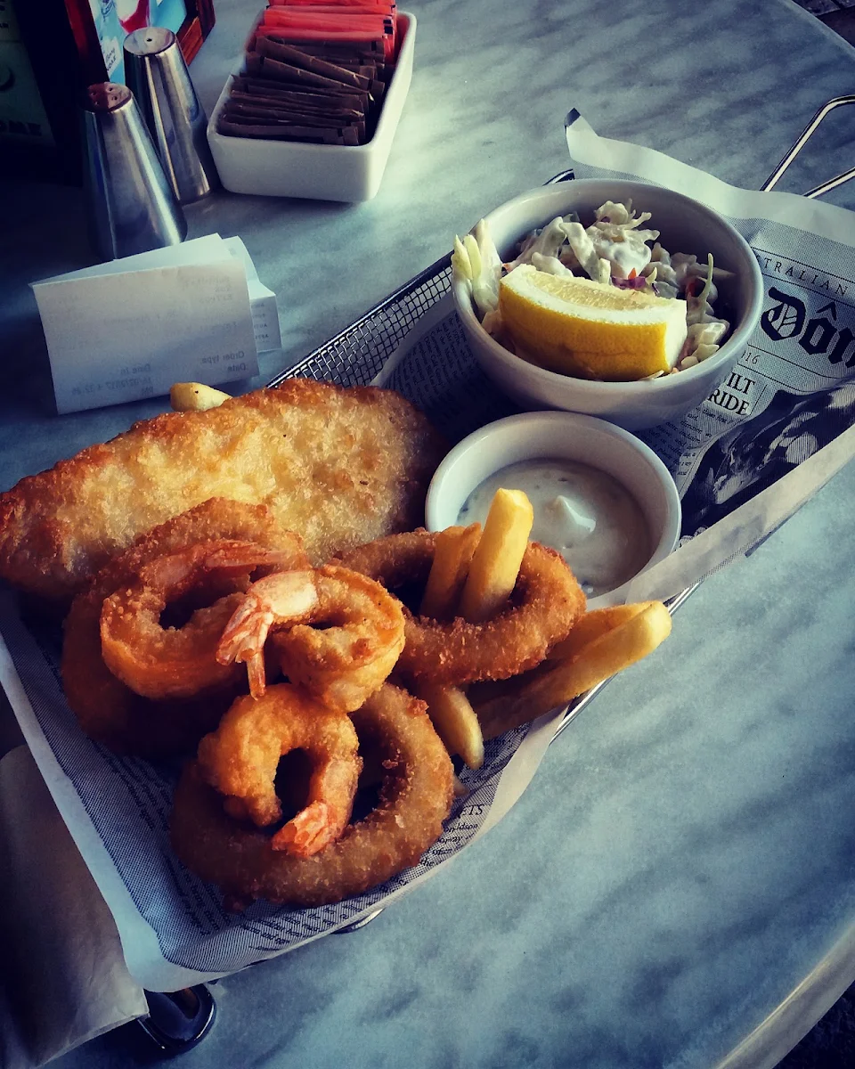 Calamari & Chips, Dôme Café - Wanneroo