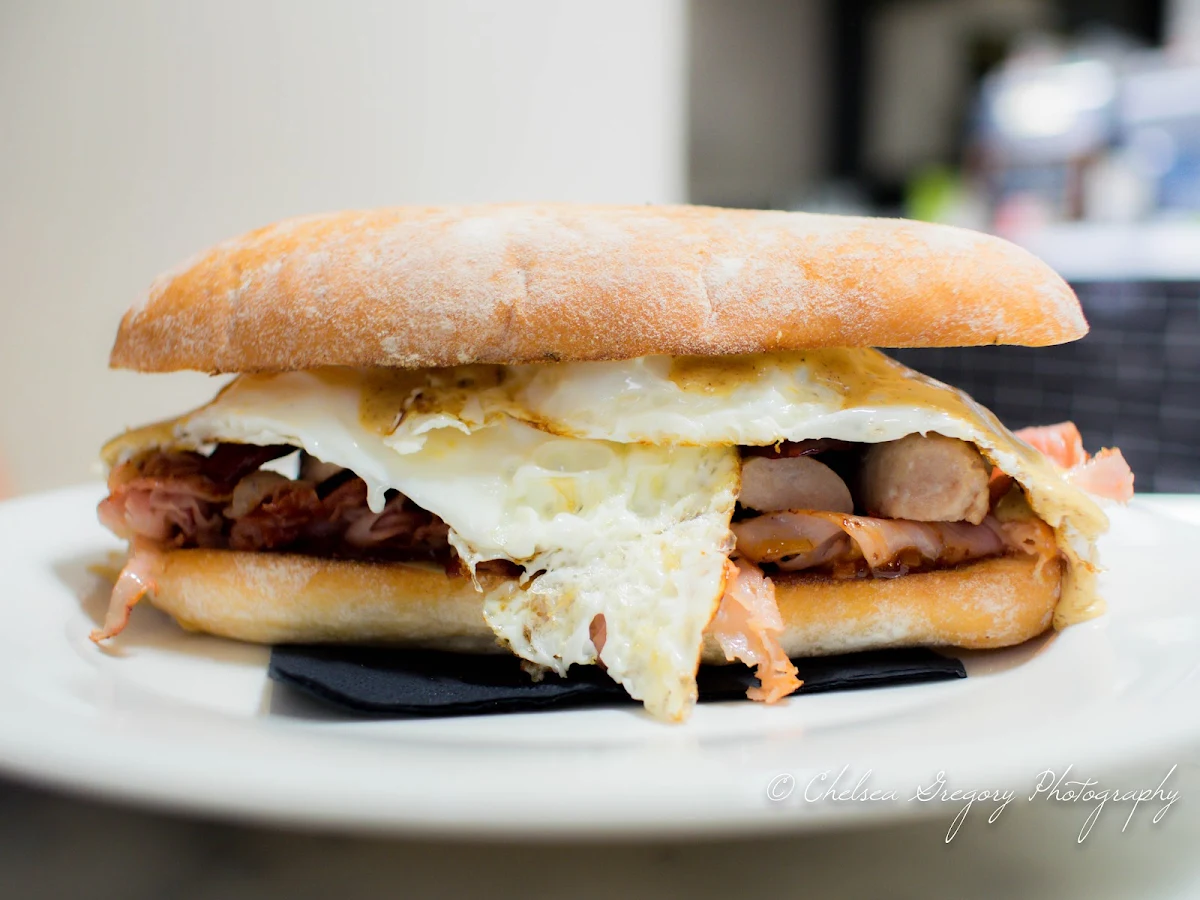 Bacon & Egg Roll, Factory Espresso