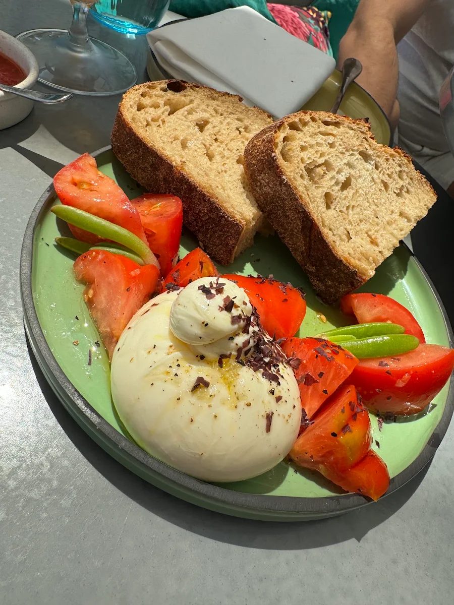 Burrata, CIRQ Rooftop Bar & Lounge