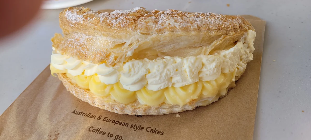 Apple Turnover and Cream