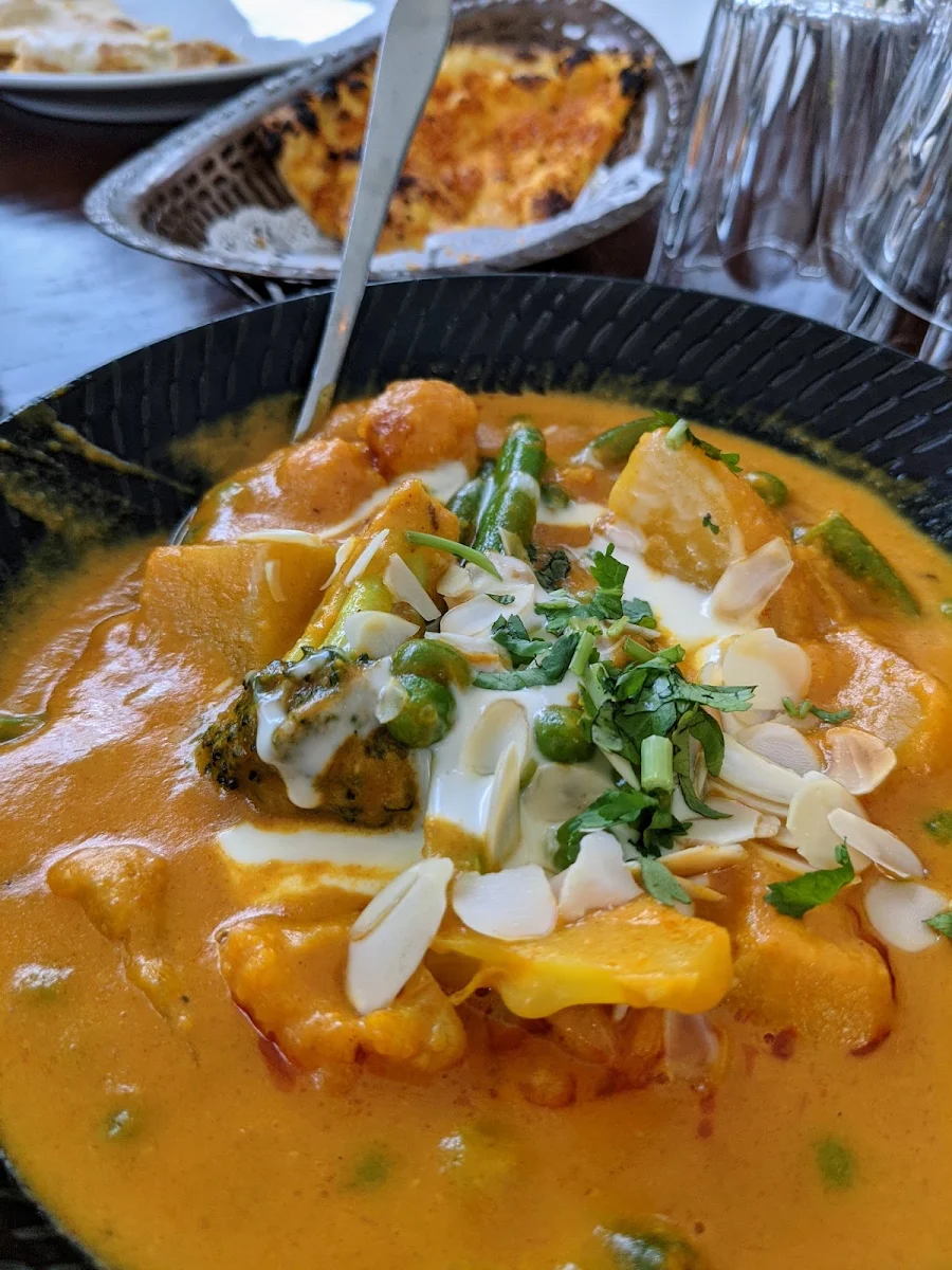 Vegetable Korma, Kaali Restaurant - Restaurant in Hastings st, Noosa