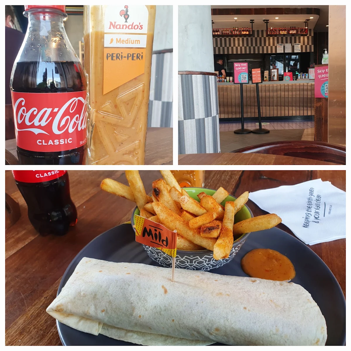 Supremo Wrap and Chips, Nando's Footscray