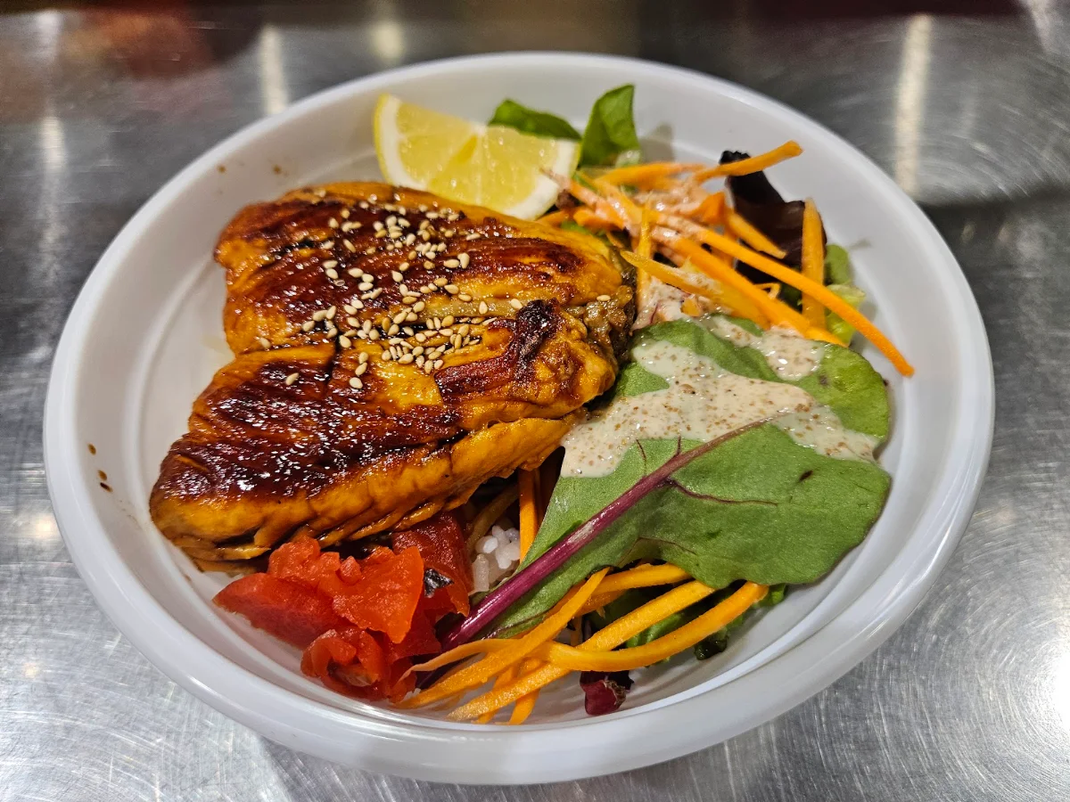 Salmon Teriyaki Don