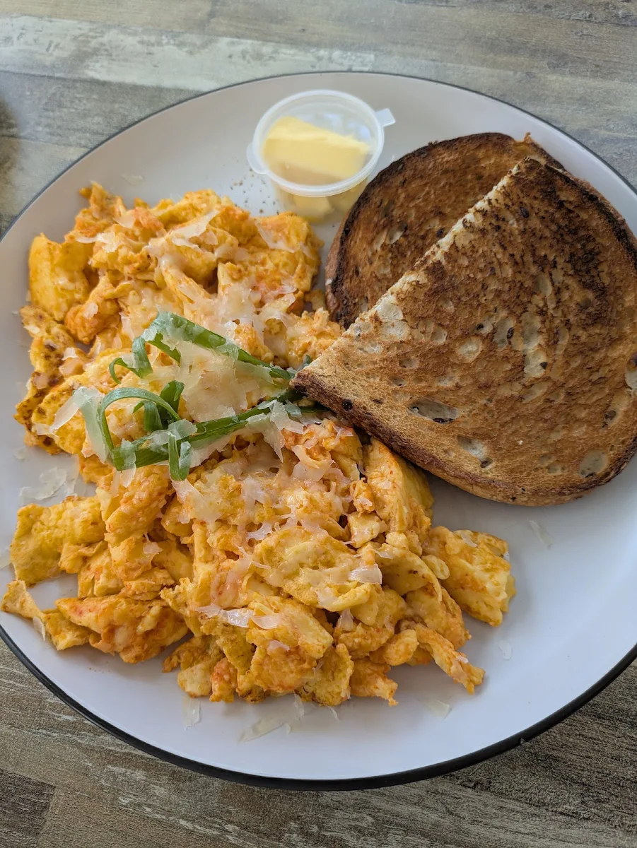 Chilli Scrambled Eggs, The Local Pantry