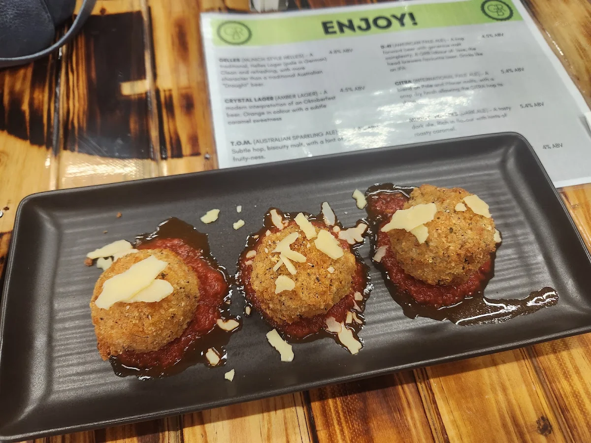 Arancini Balls, Gawler River Brewing