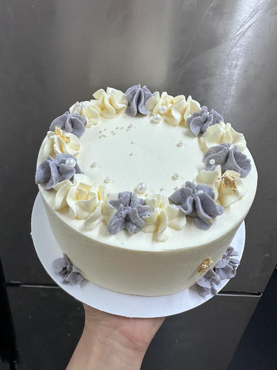 Taro Fresh Cream Cake