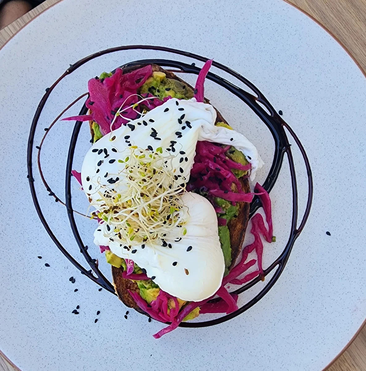 Smashed Avocado, Toast Cafe
