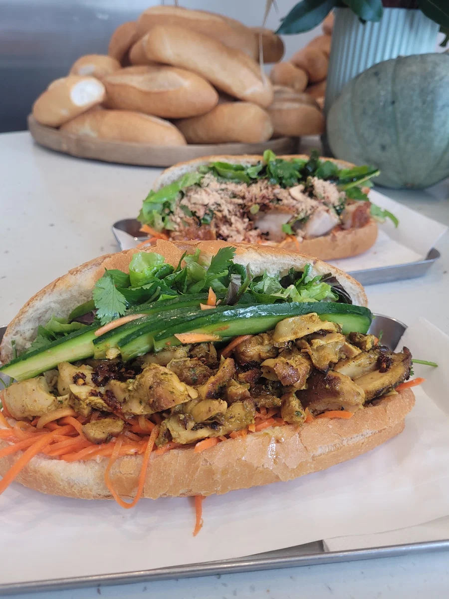 Tumeric Chicken Banh MI