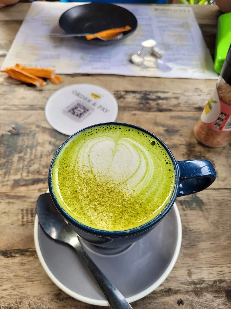 Matcha Latte, Farmhouse, Kedron Cafe