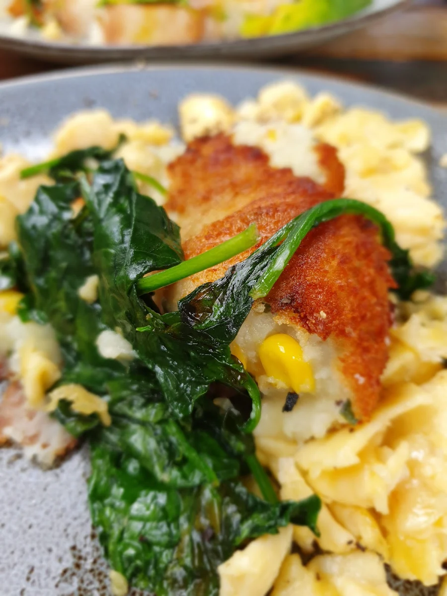 Potato Cakes, Farmhouse, Kedron Cafe