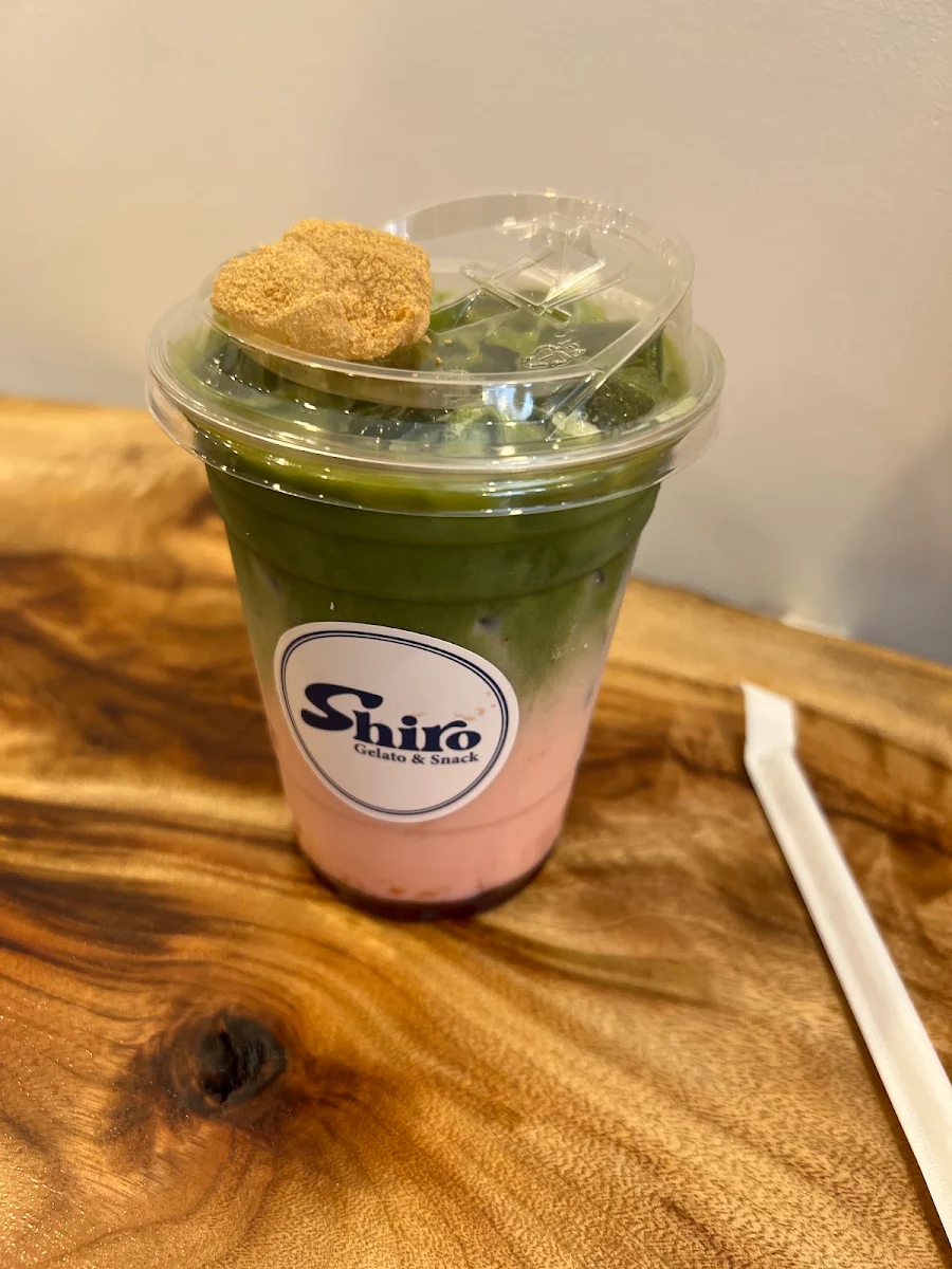 Strawberry Matcha Latte