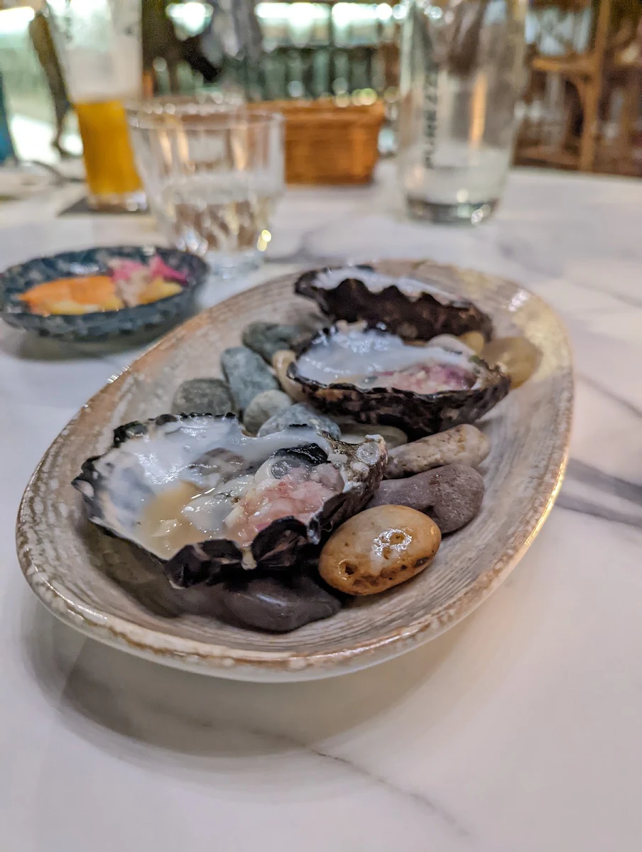 Oysters with Yuzu Mignonette