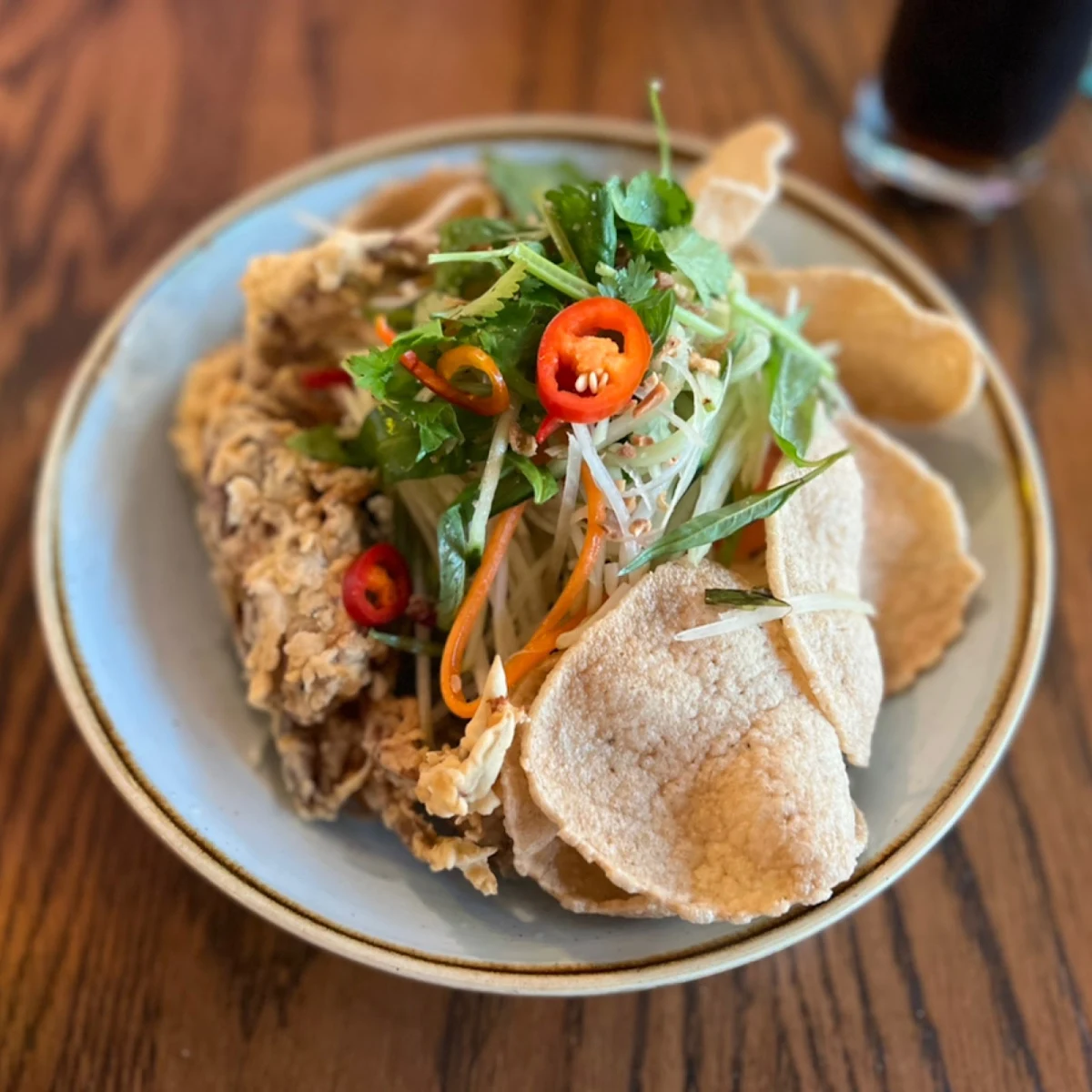 Soft Shell Crab Salad, Mama's Buoi Chadstone