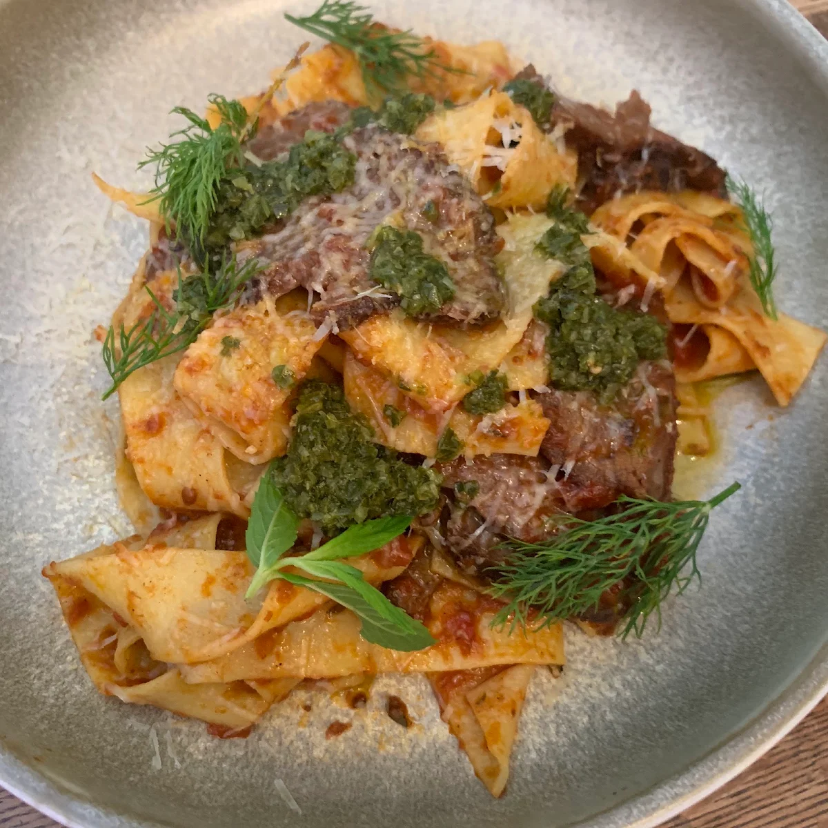 Slow Cooked Beef Cheek Pappardelle