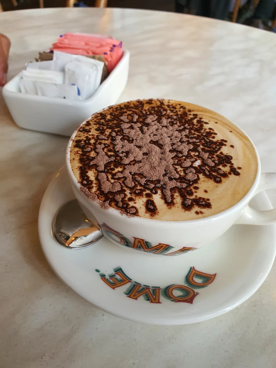 Cappuccino, Dôme Café - Westralia Plaza