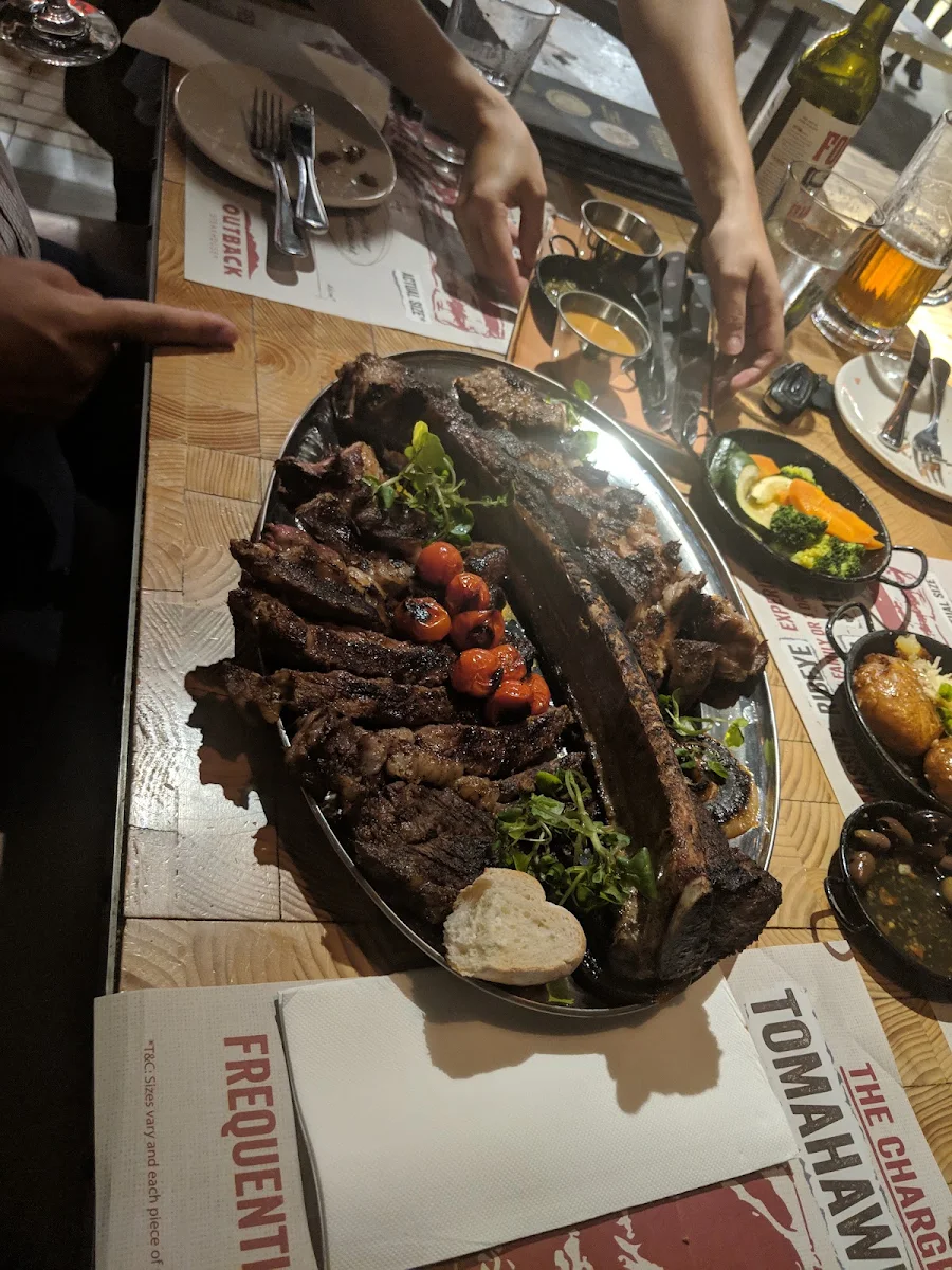 Tomahawk Steak, Outback Steakhouse Pacific Fair