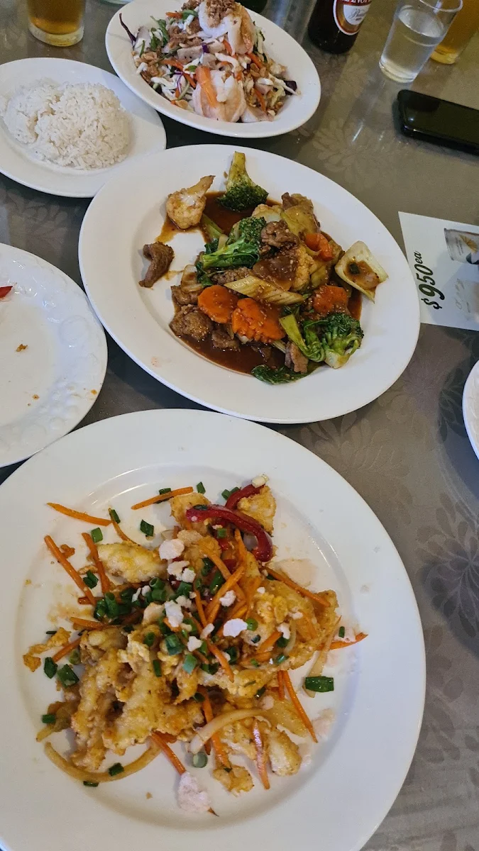 Salt N Pepper Squid & Beef Basil