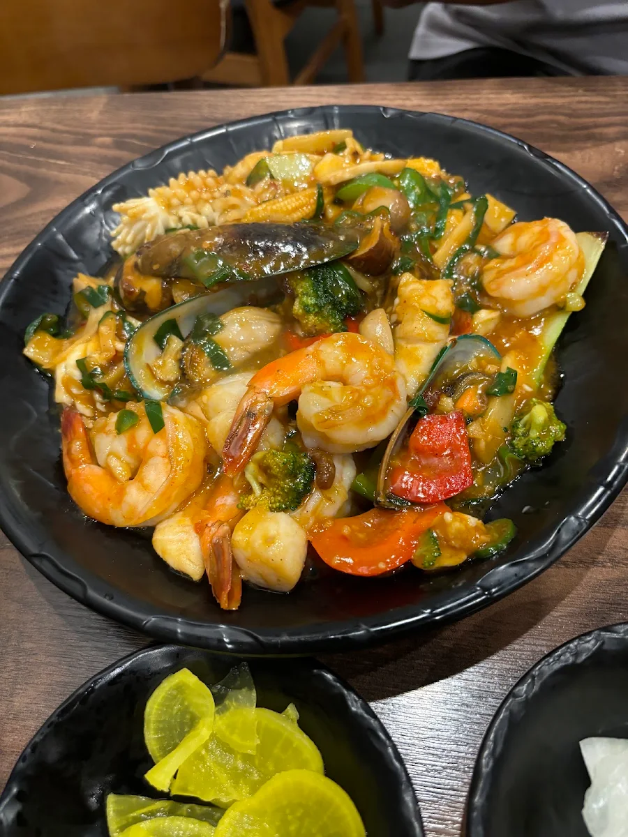 Stir-Fried Seafood