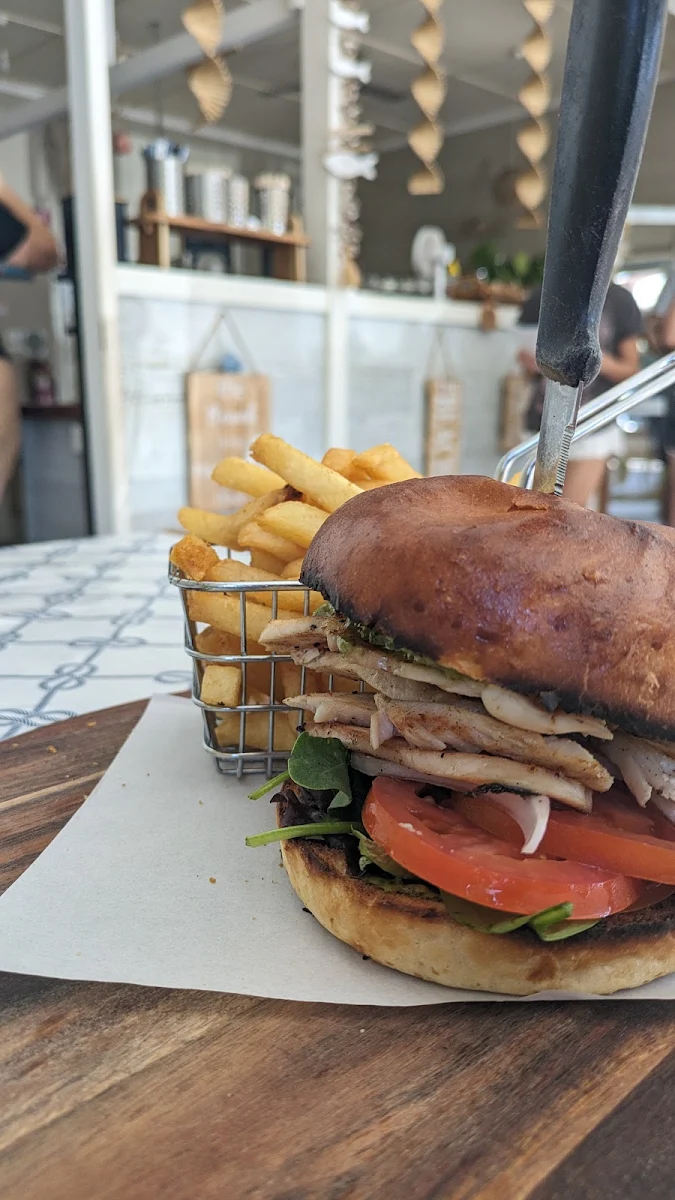 Pesto Chicken Burger