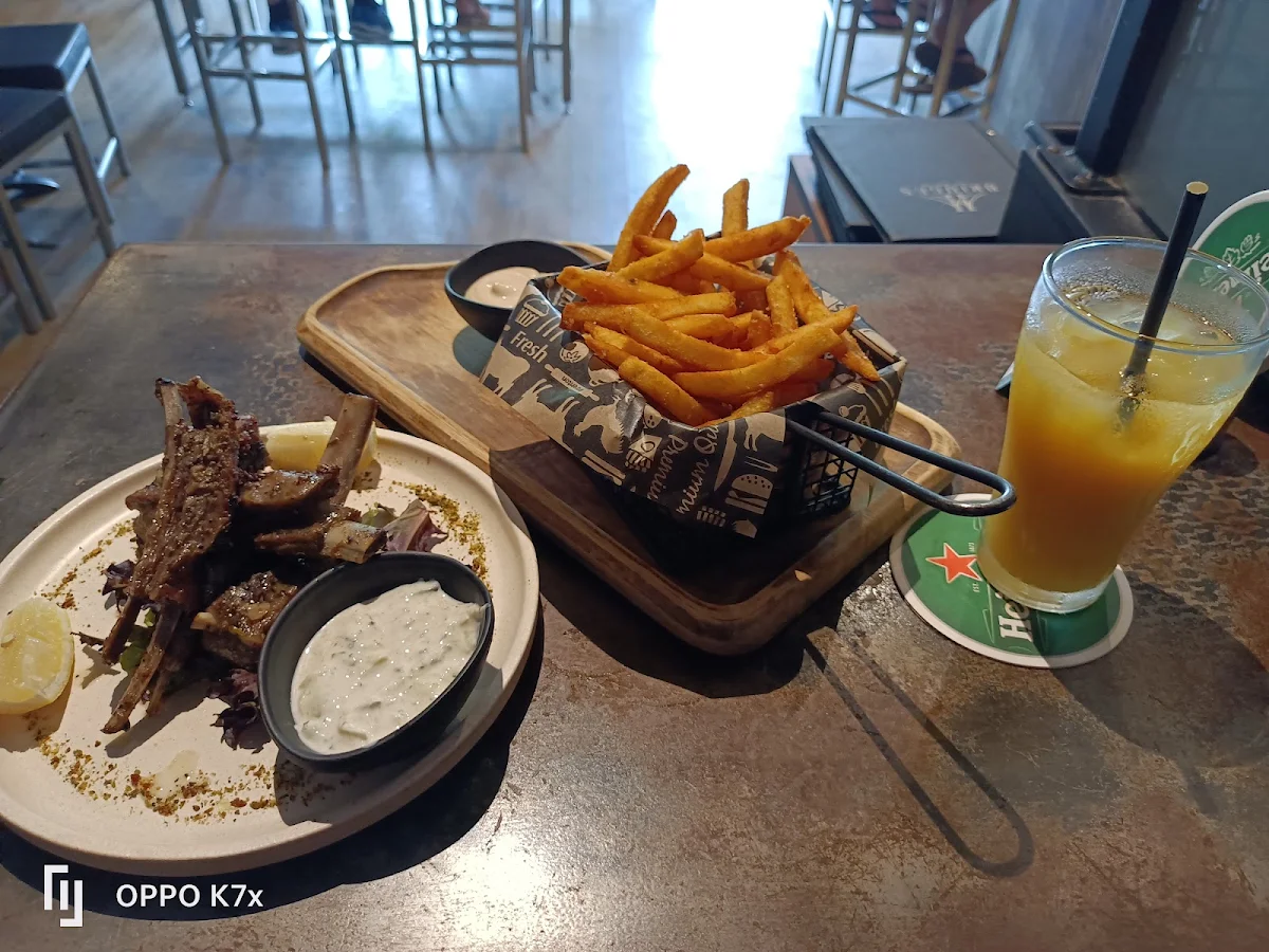 Lamb with French Fries