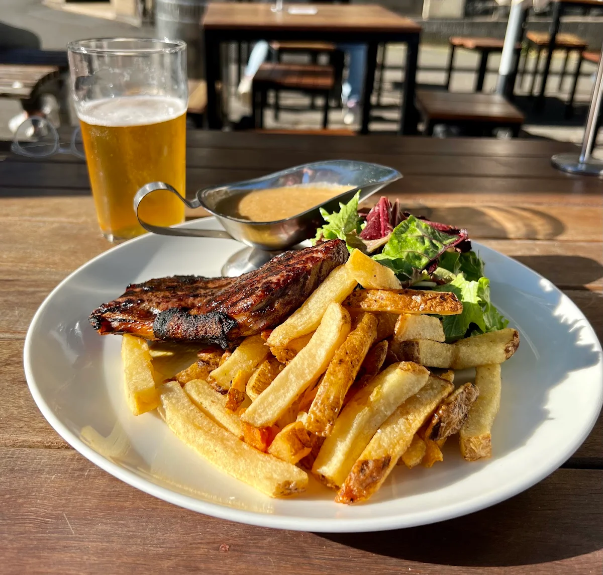Scotch Fillet Steak and Chips