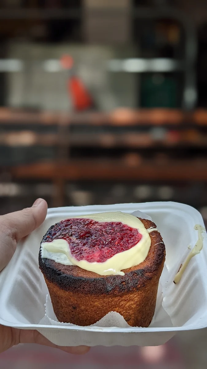 Raspberry White Chocolate Muffin