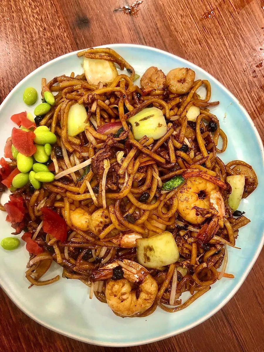 Stir Fried Black Bean Noodles