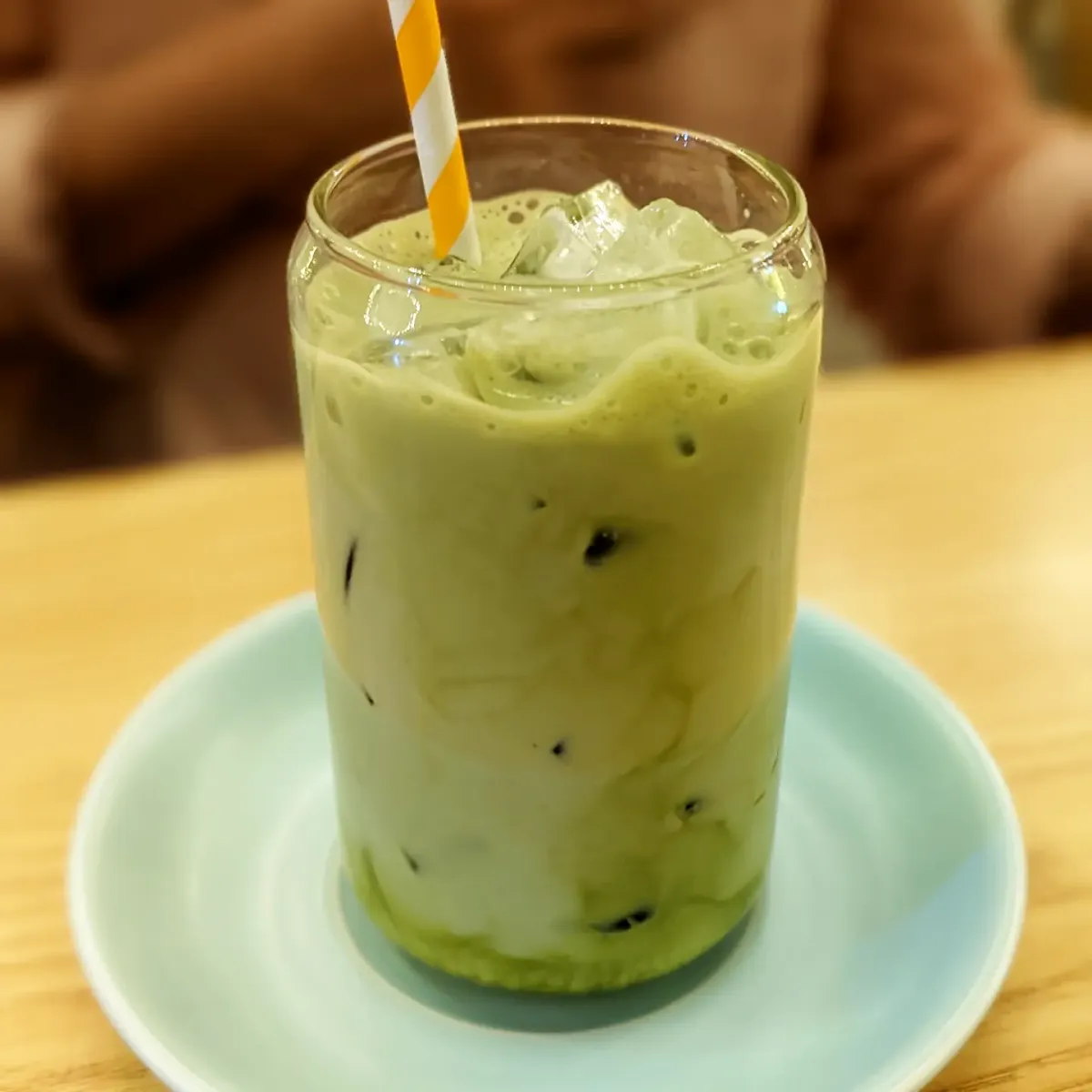 Little Bear Iced Matcha Latte