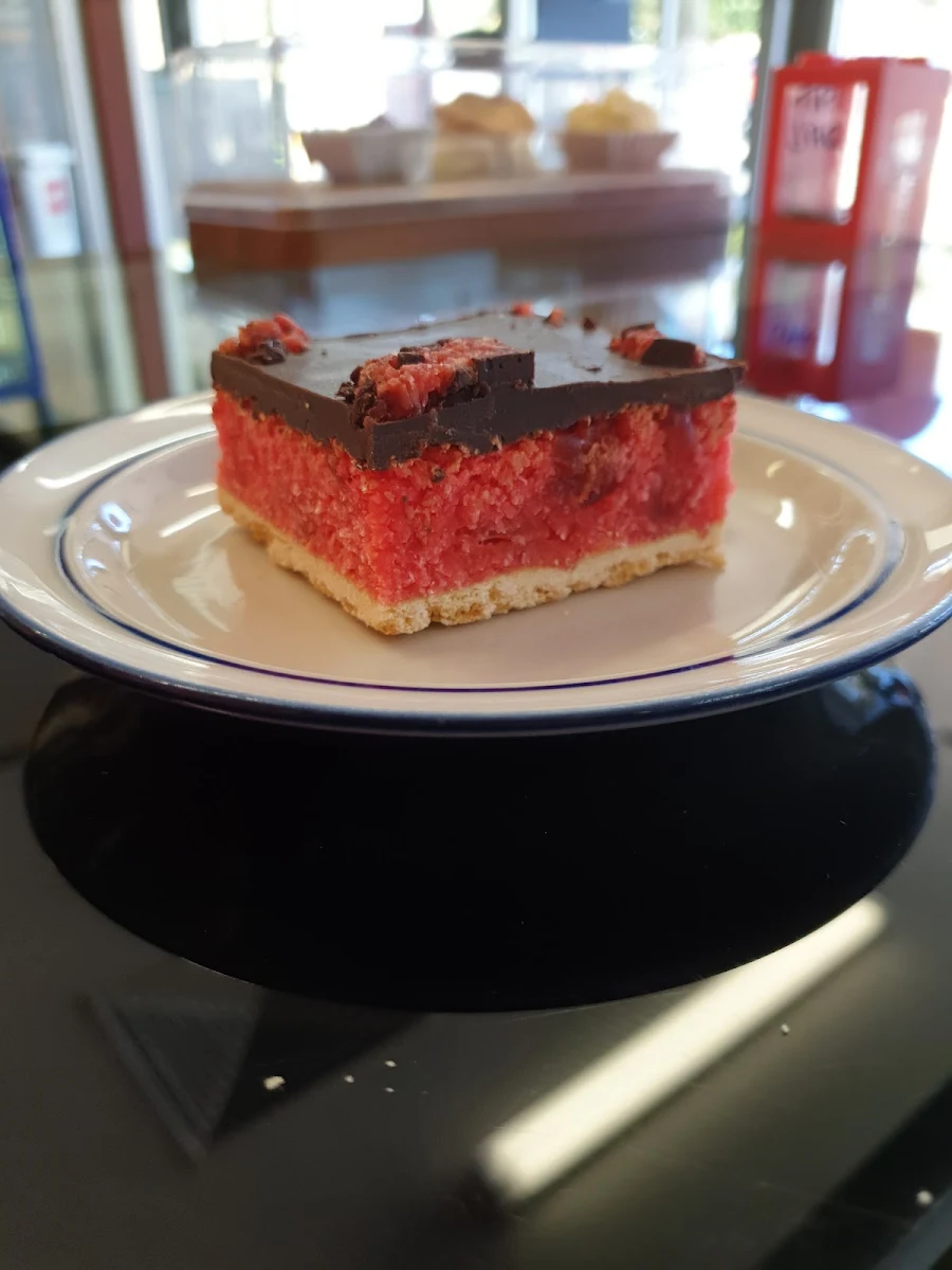 Cherry Ripe Slice, Strath Village Cafe Bakery