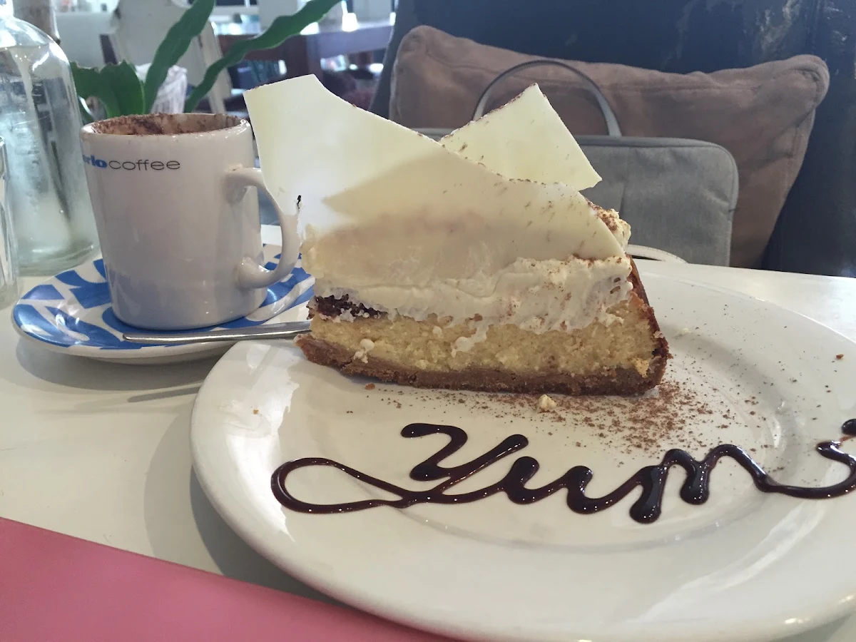 Piece of Cheese Cake for Breakfast