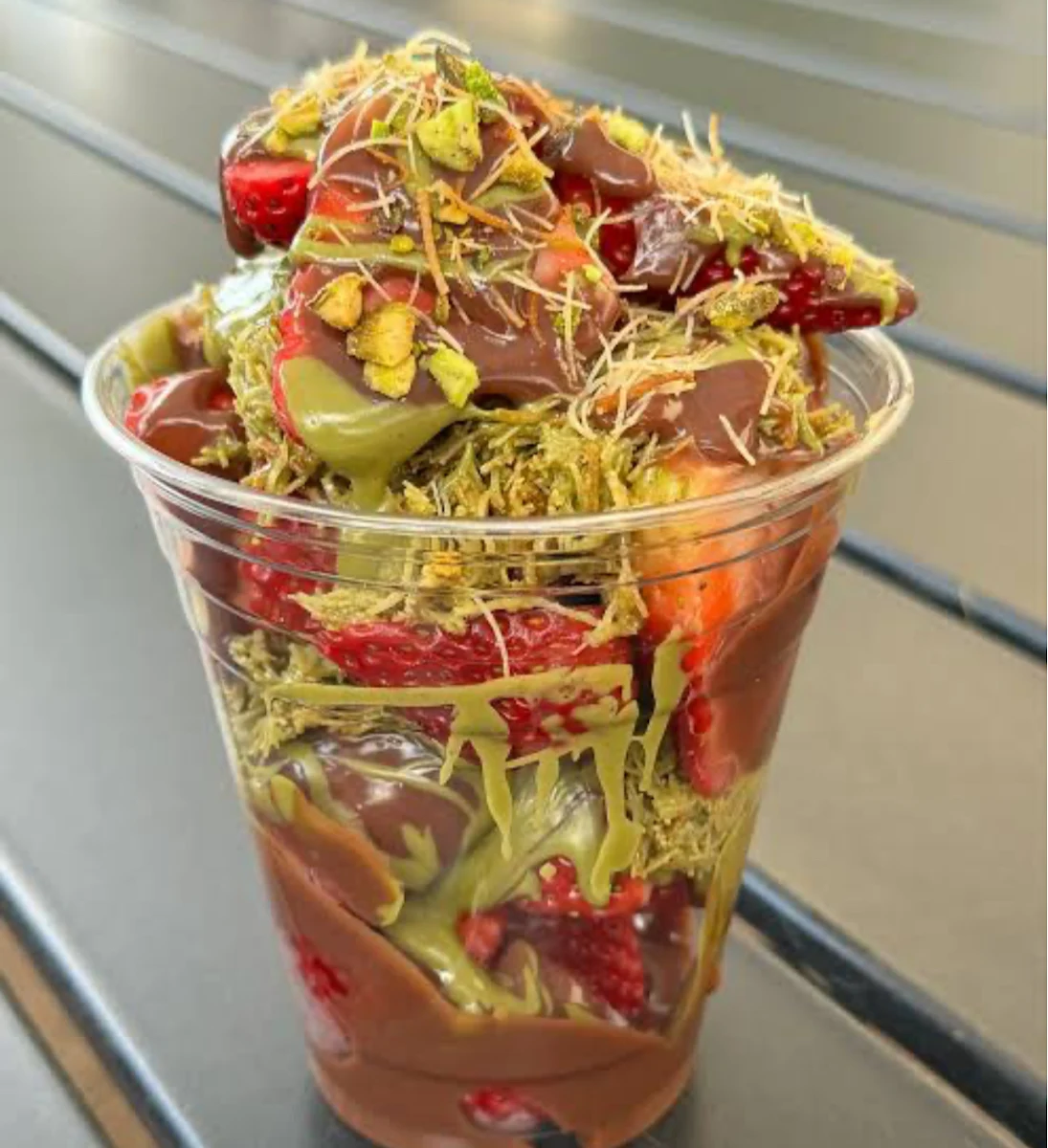 Dubai Viral Strawberry Banana Cup