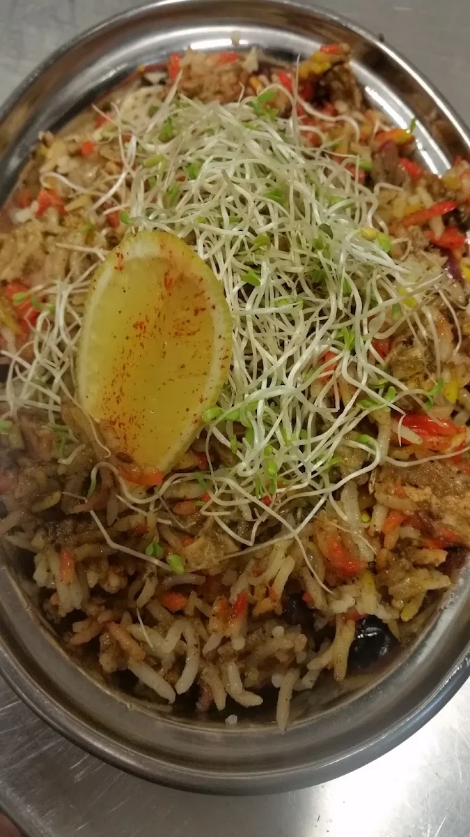 Vegan Biryani, Eden Garden Indian Restaurant