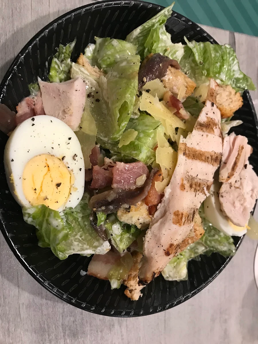 Caesar Salad with Chicken, Vargas Restaurant & Bar