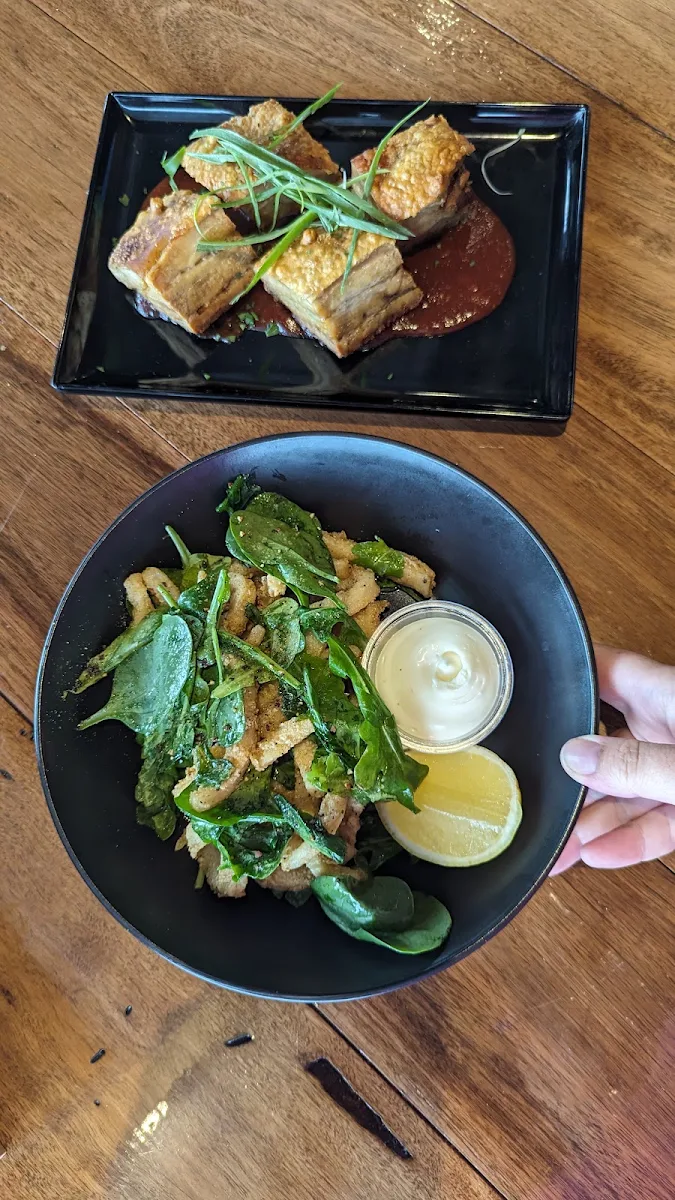 Calamari, 10 Toes Brewery Buderim