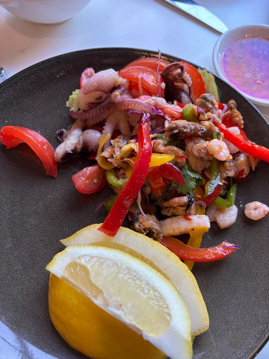 Octopus Salad, The Promenade Cafe