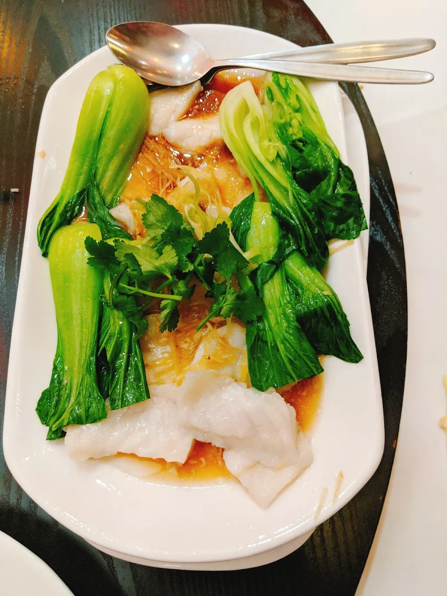Steamed Fish and Ginger Sauce