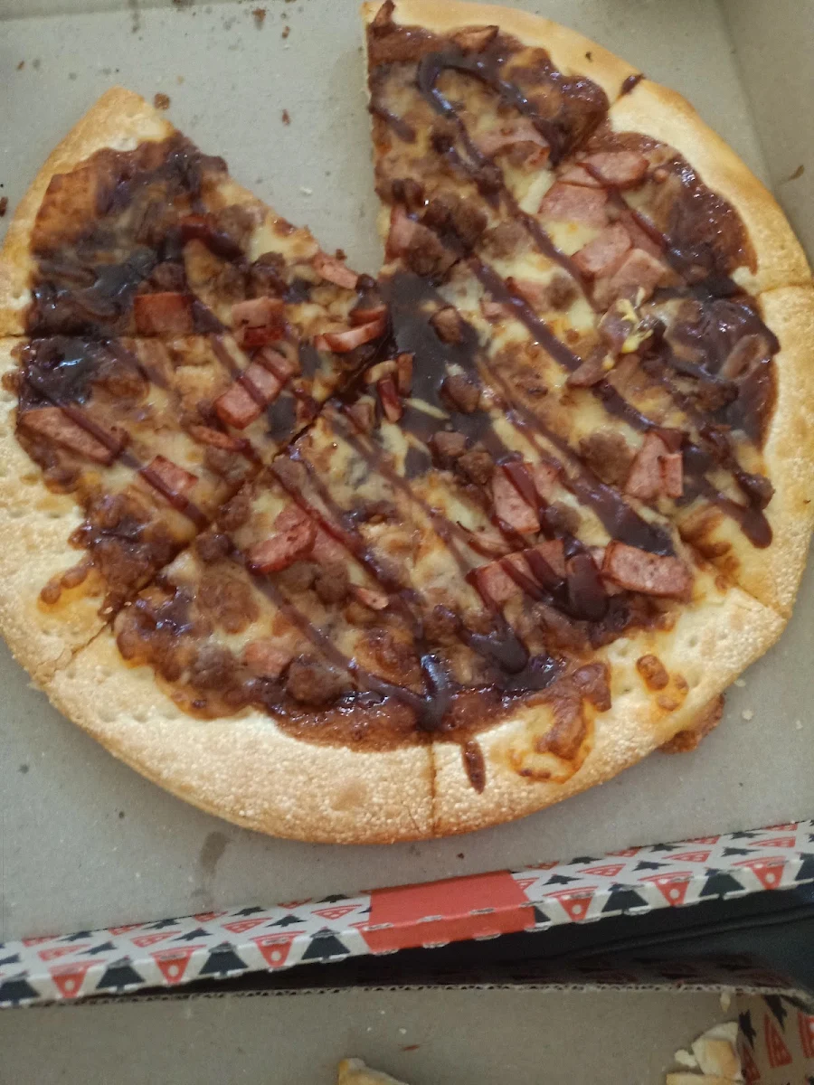 Cheeseburger Pizza, Pizza Hut North Strathfield