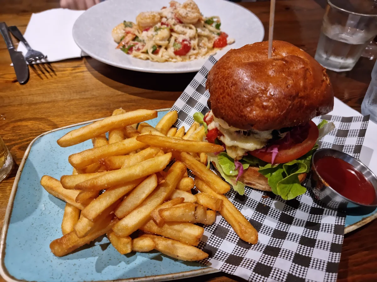 Beef Burger, The Duck Inn Pub and Kitchen