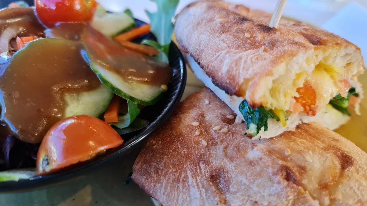 Toasted Ham and Swiss Panini