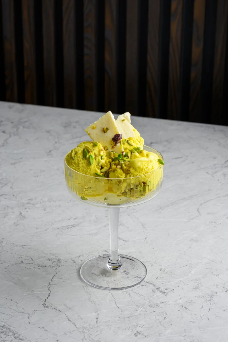 Saffron Ice Cream