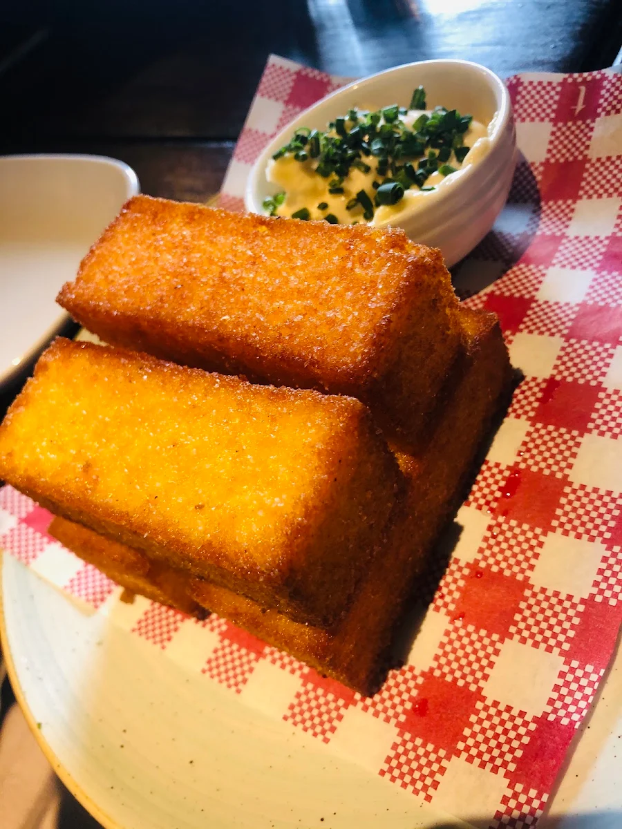 Roast Garlic Polenta Fries w Parmesan