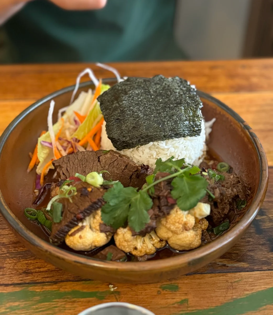 Spicy Beef Brisket on Rice