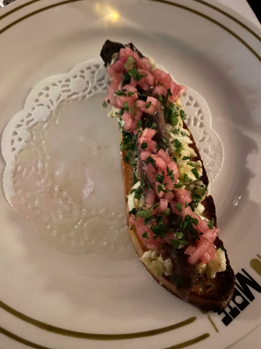 Anchovies on Toast