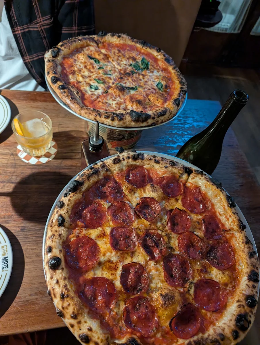 Pepperoni Pizza with Honey