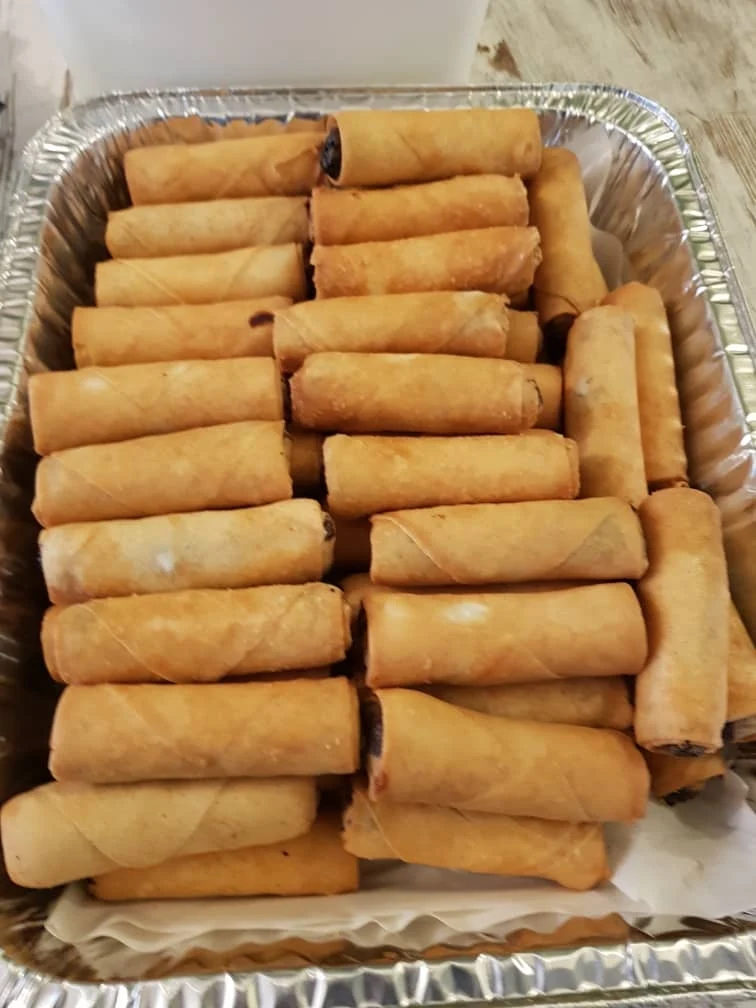 Spring Rolls 2pcs Sampling, Red Lemon Thai